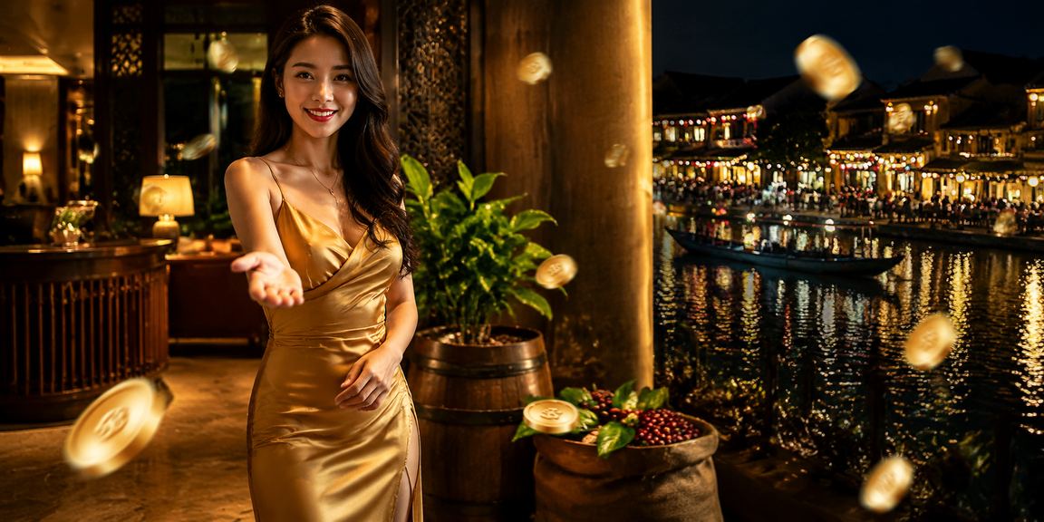 Không gian Hội An với cà phê gợi cảnh người dùng đọc mẹo trên điện thoại